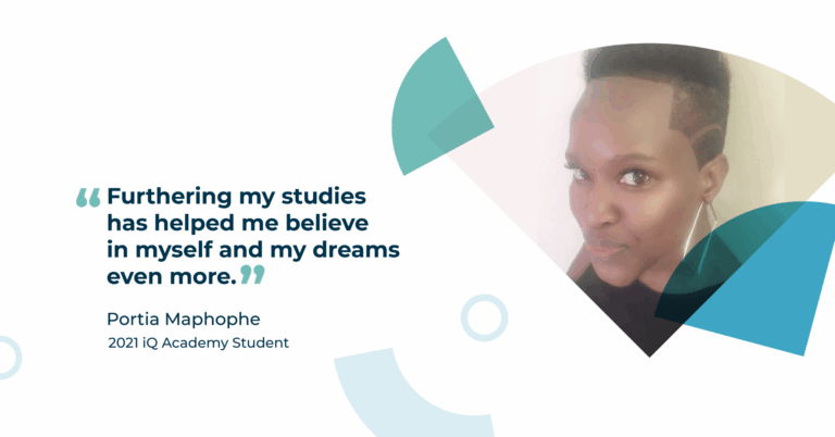 Final semester student Portia talks to us about her inspiration for studying and how to keep motivated