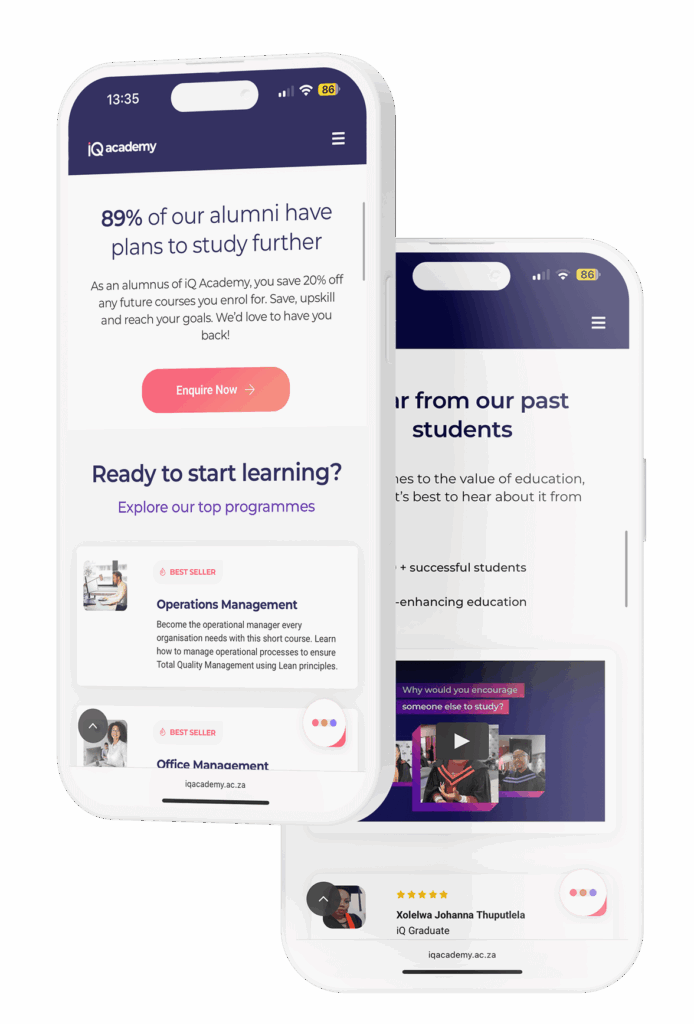 iQAcademy - Study with your cellphone